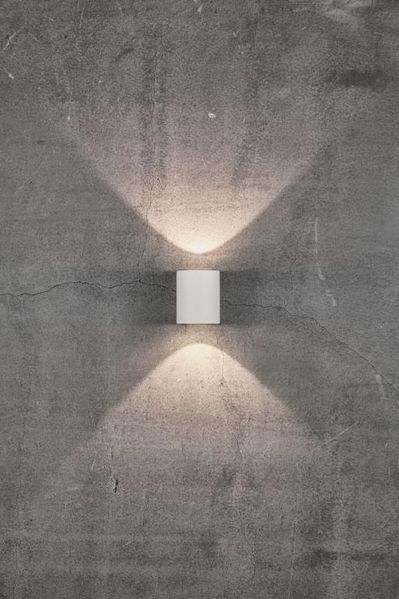 LED Wandaußenleuchte up down weiß Nordlux Canto 2 2x a 6W 500lm 3000K