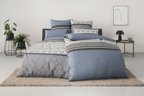 OTTO home Bettwäsche Cremona, Polycotton recycelt, 2 teilig, romantische Bettwäsche in verschiedenen Qualitäten, ab Gr. 135x200 cm