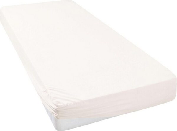 Leonique Spannbettlaken Malia in Gr. 90x200, 140x200 oder 180x200 cm, Jersey-Elasthan, Gummizug: rundum, (1 Stück), aus Baumwolle, für Matratzen bis 30 cm Höhe, Bettlaken, Spannbetttuch Bild 4