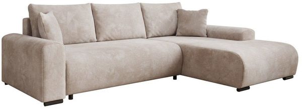 Luxusbetten24 Schlafsofa Designer Sofa Hanna, mit Schlaffunktion und Stauraum
