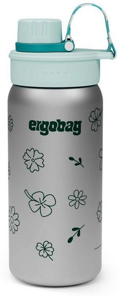 ergobag Trinkflasche Edelstahl Trinkflasche, auslaufsicher und kohlensäuregeeignet