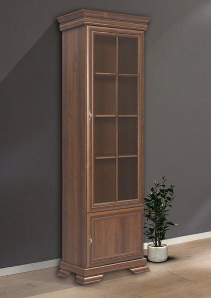 Vitrinenschrank ""Koro"" Vitrine Glasvitrine 58cm samoa King rustikal