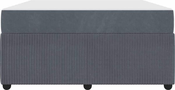 vidaXL Bettrahmen mit Matratze Dunkelgrau 140 x 200 cm Stoff 3398400 Bild 5
