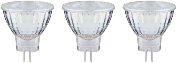 Standard 12V LED Reflektor GU4 3x184lm 3x1,8W 2700K Silber