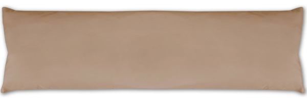 Seitenschläfer Kissenhülle Kissenfüllung Körperkissen, bequem und anschmiegsam in vielen verschiedenen Farben erhältlich (ca. 40x140cm / sandgrau - beigegrau)