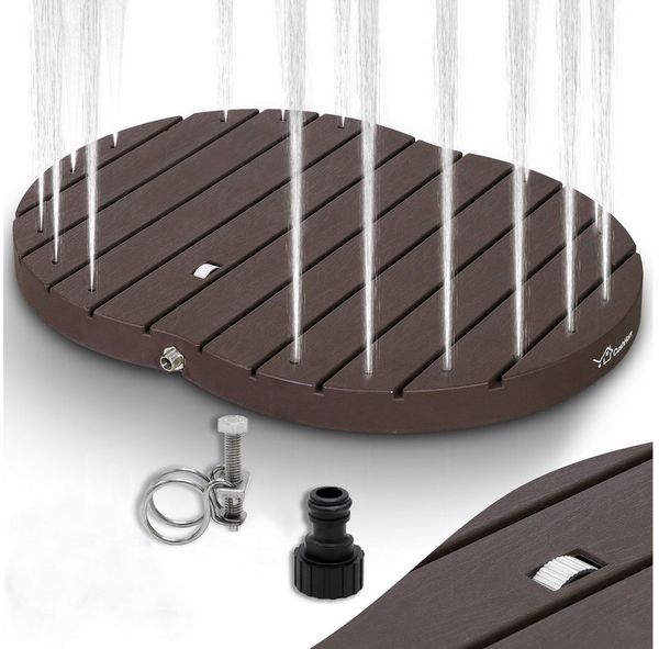 CCLIFE Gartendusche Gartendusche Aussendusche, Bodendusche Outdoor