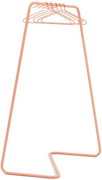Spinder Hang-On Kleiderständer, Stahl, Minimalistisch, Clay Terra
