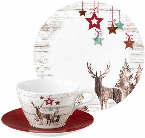 Seltmann Weiden Life Christmas Milchkaffeeservice 18-teilig