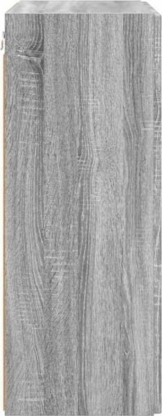 vidaXL TV-Wandschrank Graues Sonoma 59,5 x 31 x 80 cm Holzwerkstoff 892365 Bild 6