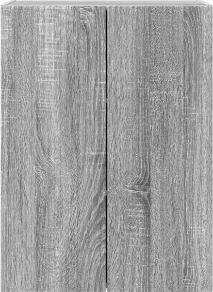 vidaXL TV-Wandschrank Graues Sonoma 59,5 x 31 x 80 cm Holzwerkstoff 892365 Bild 5