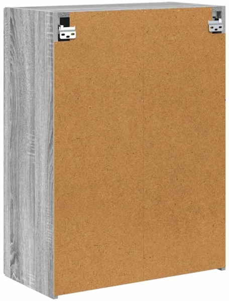 vidaXL TV-Wandschrank Graues Sonoma 59,5 x 31 x 80 cm Holzwerkstoff 892365 Bild 7
