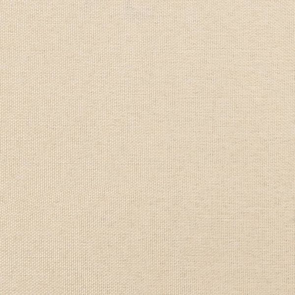 vidaXL Boxspringbett mit Matratze Creme 100x200 cm Stoff 3144503 Bild 9