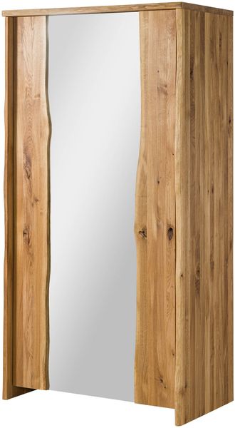 Kleiderschrank Wildeiche 100x60x204 natur geölt PURE OAK #113