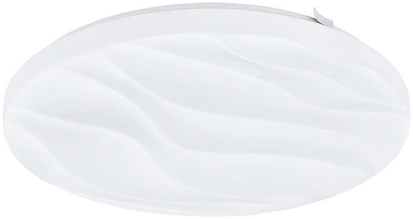 LED Deckenleuchte, rund weiß, D 33 cm
