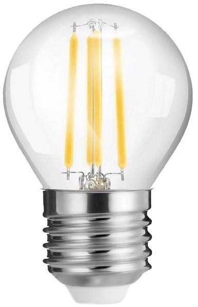 6 Watt G45 E27 Mini LED Filament Leuchtmittel Birne 640 Lumen Kaltweiß