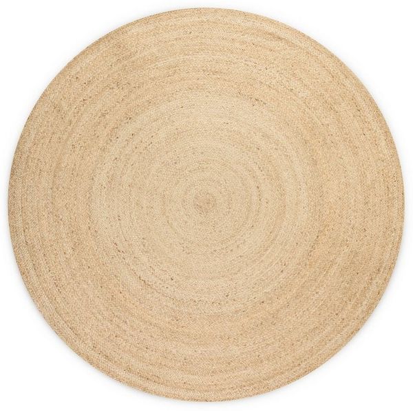 HANSE Home Teppich Rangpur Juteteppich, auch in oval, rund, Höhe: 10 mm, Handgewebt, 100% Jute, Natur, Wohnzimmer, Flur, Boho, Skandi