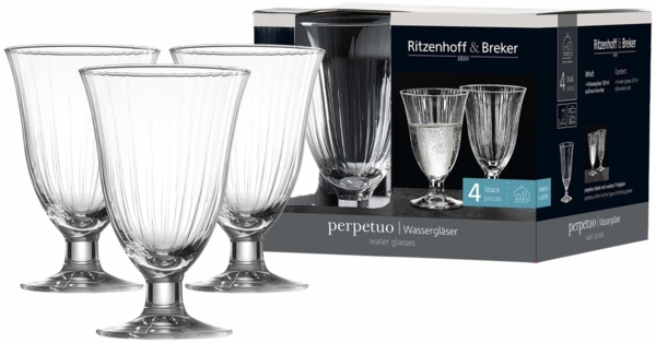 Ritzenhoff & Breker Perpetuo Wasserglas 330 ml 4er Set