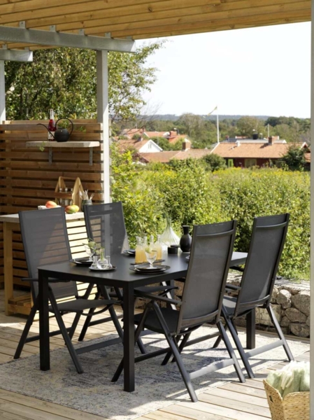 2er Set Brafab Rana Positionsstuhl Aluminium/Textilene Bild 4