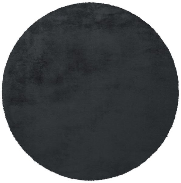 Teppich >Rabbit< in Anthrazit, 100% Polyester - 160x160cm (LxB)