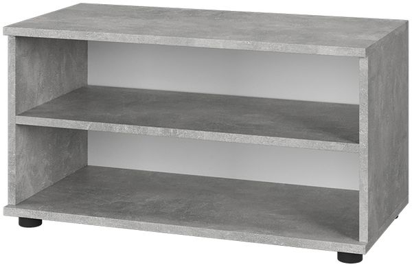 Wohnzimmerschrank Berno Beton 70.8 x 38.9 cm mit 2 Fächern Vicco