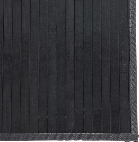 vidaXL Teppich Rechteckig Grau 60x400 cm Bambus 376850 Bild 6