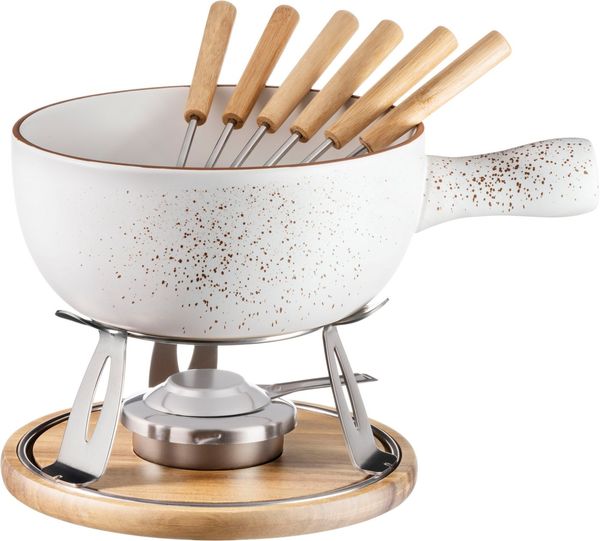 MÄSER Fonduetopf Pintar, Keramik (Set, 10-tlg)