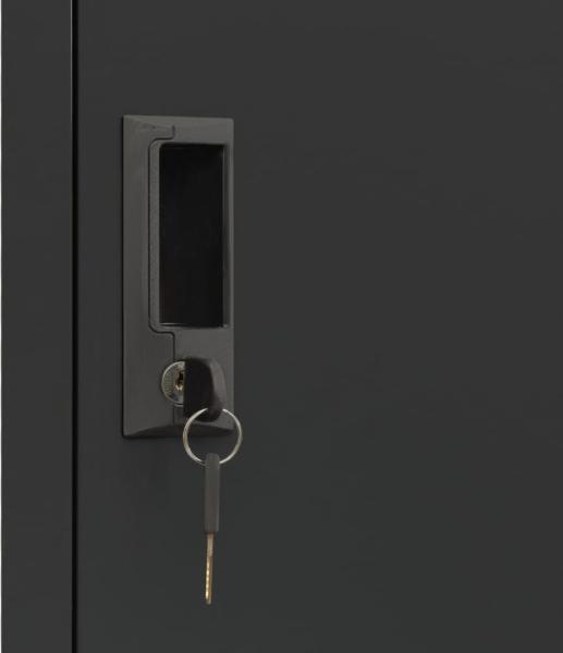 vidaXL Schließfachschrank Anthrazit 38x45x180 cm Stahl 339775 Bild 9