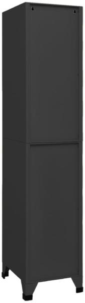 vidaXL Schließfachschrank Anthrazit 38x45x180 cm Stahl 339775 Bild 5