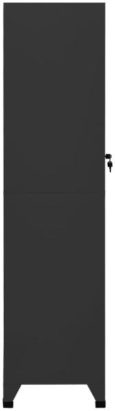 vidaXL Schließfachschrank Anthrazit 38x45x180 cm Stahl 339775 Bild 7