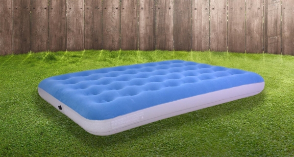 Avenli aufblasbares Luftbett / Campingmatratze blau 191x137x22 cm Bild 2