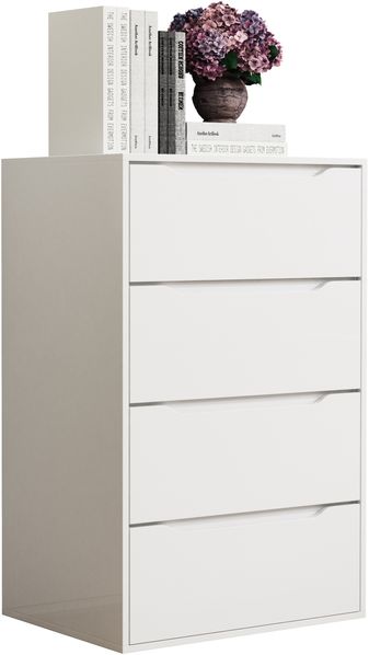 VCM Kommode & Sideboard Malira 921095 Weiß H. 102 x B. 65 x T. 48 cm