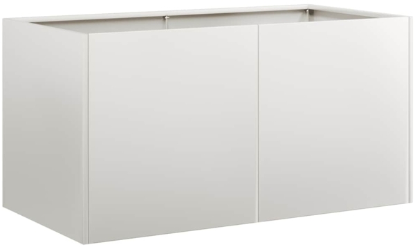 vidaXL Pflanzgefäß 80 x 40 x 40 cm Edelstahl 860672