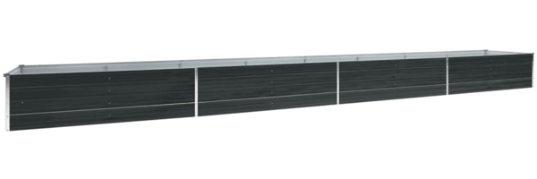 vidaXL Garten-Hochbeet Verzinkter Stahl 600x80x45 cm Anthrazit 47075