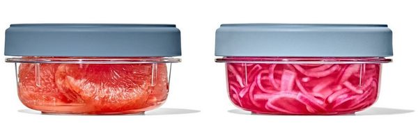 OXO Good Grips Aufbewahrungssystem OXO Twist & Stack Behälter – 350ml – 2er Set, Kunststoff, (2-tlg), ideal für Meal Prep