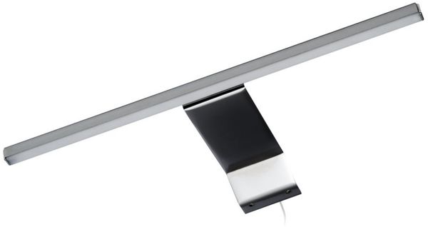 FACKELMANN LED Aufsatzleuchte 34 cm breit, Chrom