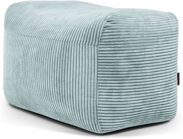 Sitzsack ‘Pouf Plus 70‘, Bezugstoff - Waves, 100% Polyester, Mint, 45x60x70 cm cm.