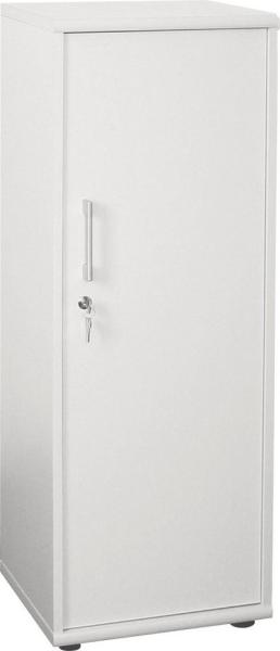 MÖBELPARTNER Hochschrank Aktenschrank Büroschrank Weiß 39,3 x 110,9 x 34,5 cm