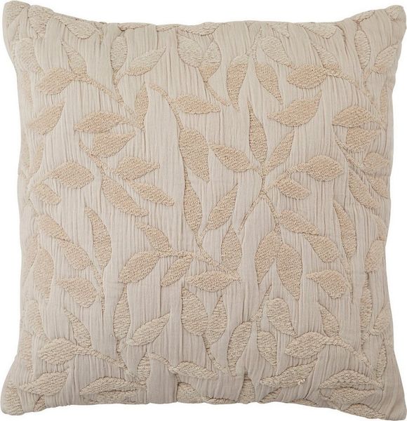 Atmosphera Créateur d'intérieur Dekokissen Dekokissen LETHO mit Blattmotiv, 50 × 50 cm