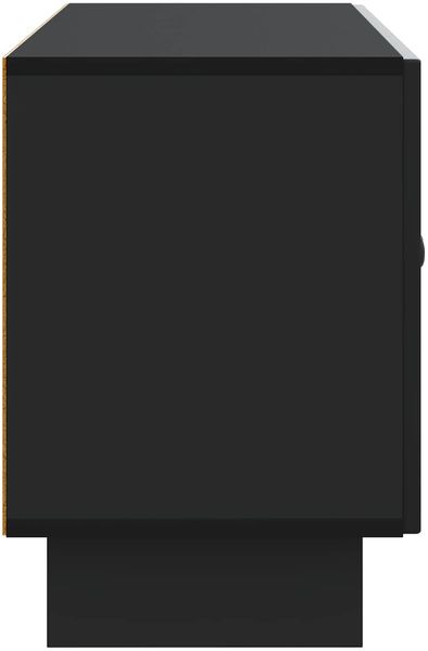vidaXL TV-Schränk Schwarz 99 x 34,5 x 50 cm Holzwerkstoff 894026 Bild 5