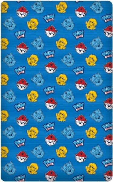 Paw Patrol Spannbetttuch Bettlaken Bettbezug für Kinderbett 200 x 90 cm aus Baumwolle