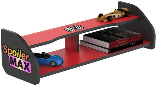 Bücherregal Wandregal Hängeschrank Kinderzimmer Rot