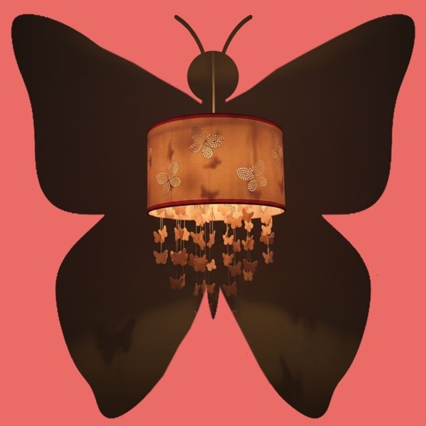 Hängelampe Kinderzimmer Schmetterlinge 10052504 Bild 3