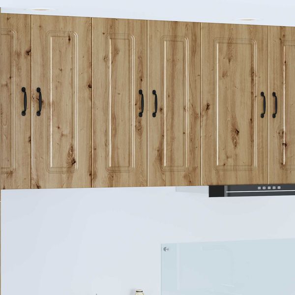 vidaXL Geschirrspülerfront Kalmar 2 pcs Artisan-Eiche 30 x 31 x 80 cm 884673