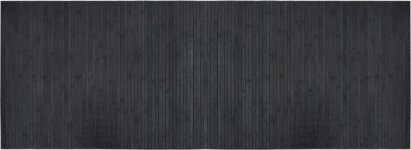 vidaXL Teppich Rechteckig Grau 70x200 cm Bambus 376748 Bild 2
