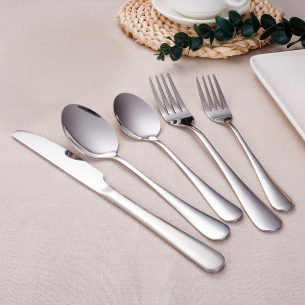 LIVINA HOME Besteck-Set Modernes Besteck Set 30 teilig, Essbesteck Geschirr Besteckset (30-tlg), 6 Personen, Set für 6 Personen, Spülmaschinenfest Besteck, Ostern Angebot!