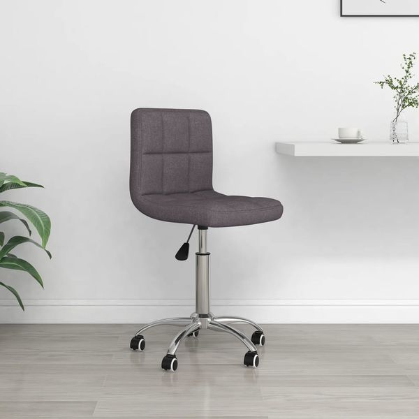 vidaXL Bürostuhl Drehbar Taupe Stoff [334322]