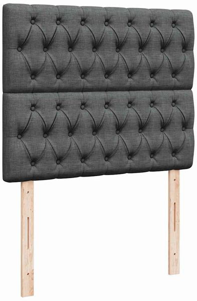 vidaXL Ottoman-Bett mit Matratze Dunkelgrau 120x190 cm Stoff 3313224 Bild 9