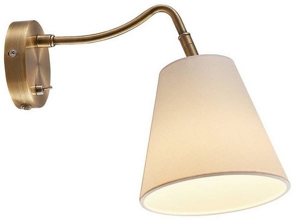 Lindby Wandleuchte Ethan, Gold / Messing IP20, 1 x 10 W LED