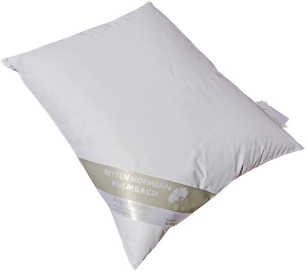 Hofmann Kopfkissen Daunenkissen Kuschelkissen 40x50 100% neue Daunen 250 g prall