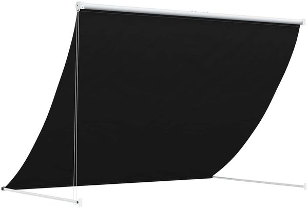 vidaXL Markise Schwarz 150 x 150 cm 42037087 Bild 3